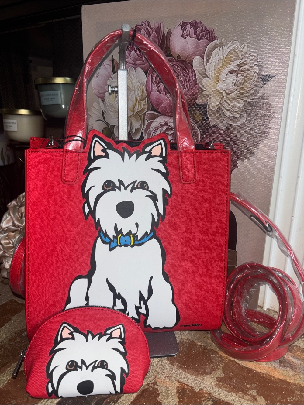 Marc Tetro Graphic Crossbody Tote with Coin Pouch